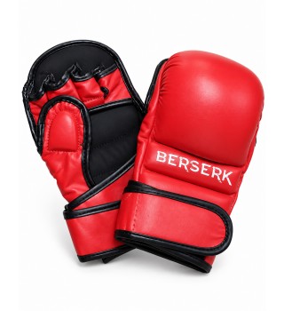 Перчатки Berserk Sport MMA Hybrid Red