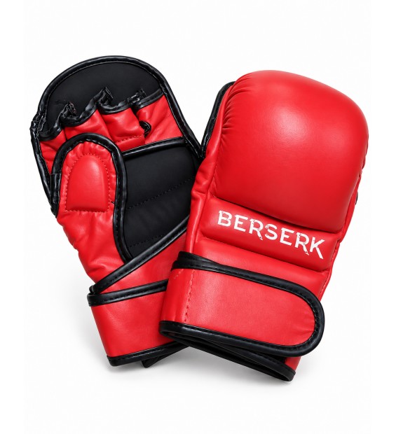 Перчатки Berserk Sport MMA Hybrid Red