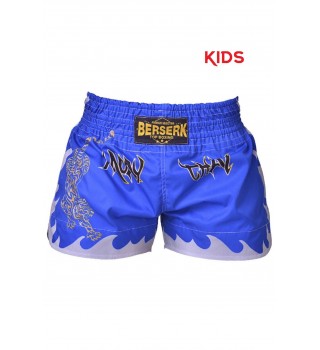 Shorts Berserk Muay Thai Fighter kids blue
