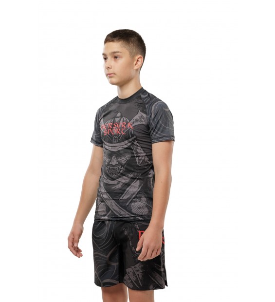 Рашгард Berserk Sport Mask Samuray black Kids