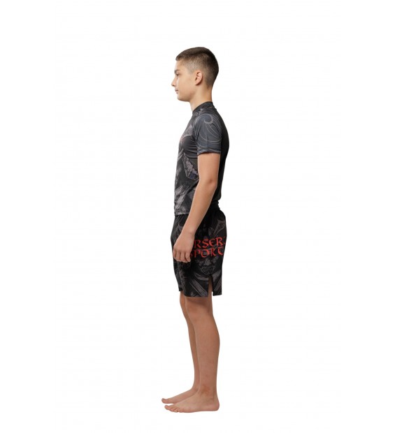 Рашгард Berserk Sport Mask Samuray black Kids