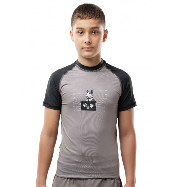 Рашгард Berserk Sport Bull Terrier grey Kids