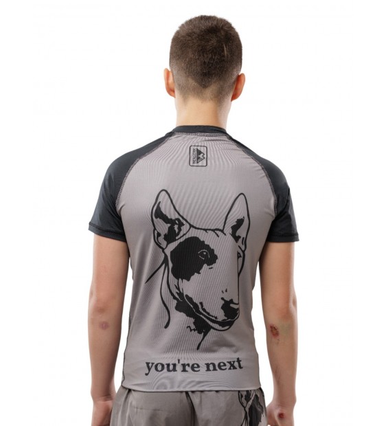 Рашгард Berserk Sport Bull Terrier grey Kids