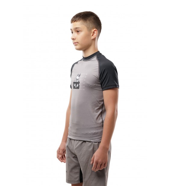 Рашгард Berserk Sport Bull Terrier grey Kids