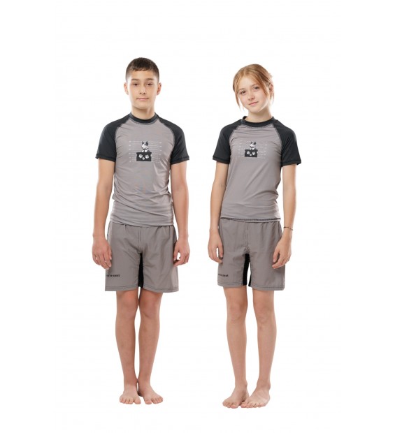 Рашгард Berserk Sport Bull Terrier grey Kids