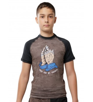 Рашгард Berserk Sport Pray & Fight black Kids
