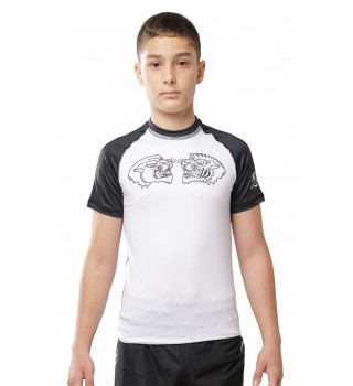 Рашгард Berserk Sport  SHINOBI white Kids