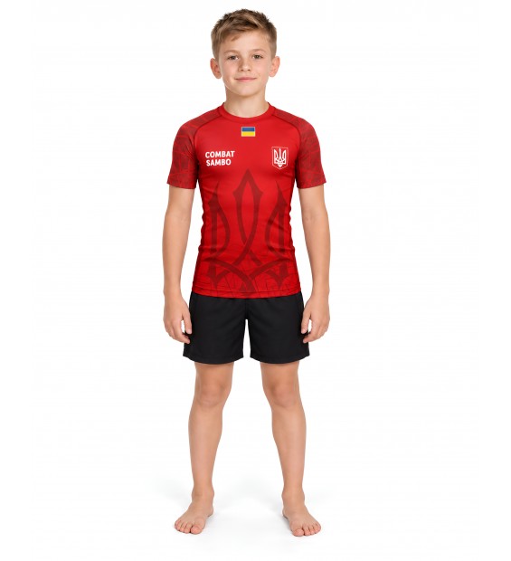 Рашгард Berserk Sport Combat Cambo Red Kids