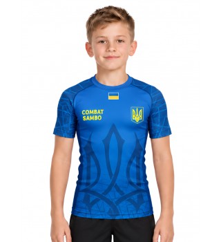 Рашгард Berserk Sport Combat Cambo Blue Kids