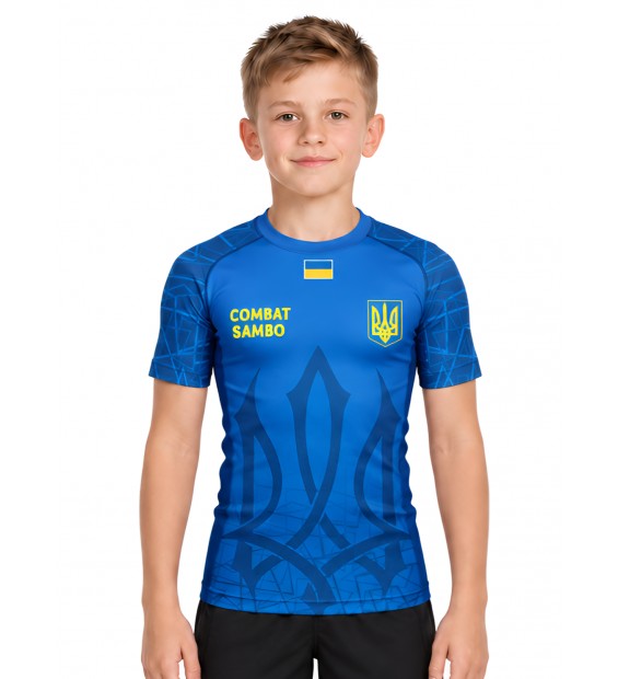 Рашгард Berserk Sport Combat Cambo Blue Kids