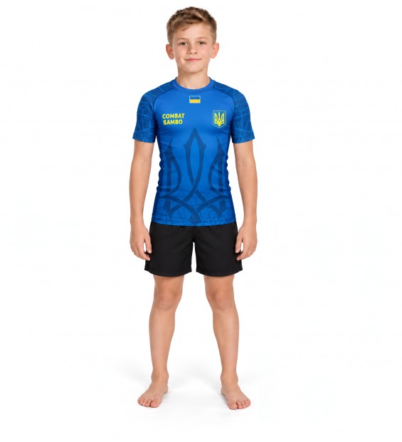 Рашгард Berserk Sport Combat Cambo Blue Kids