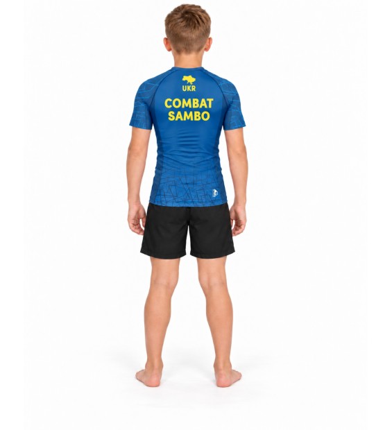 Рашгард Berserk Sport Combat Cambo Blue Kids