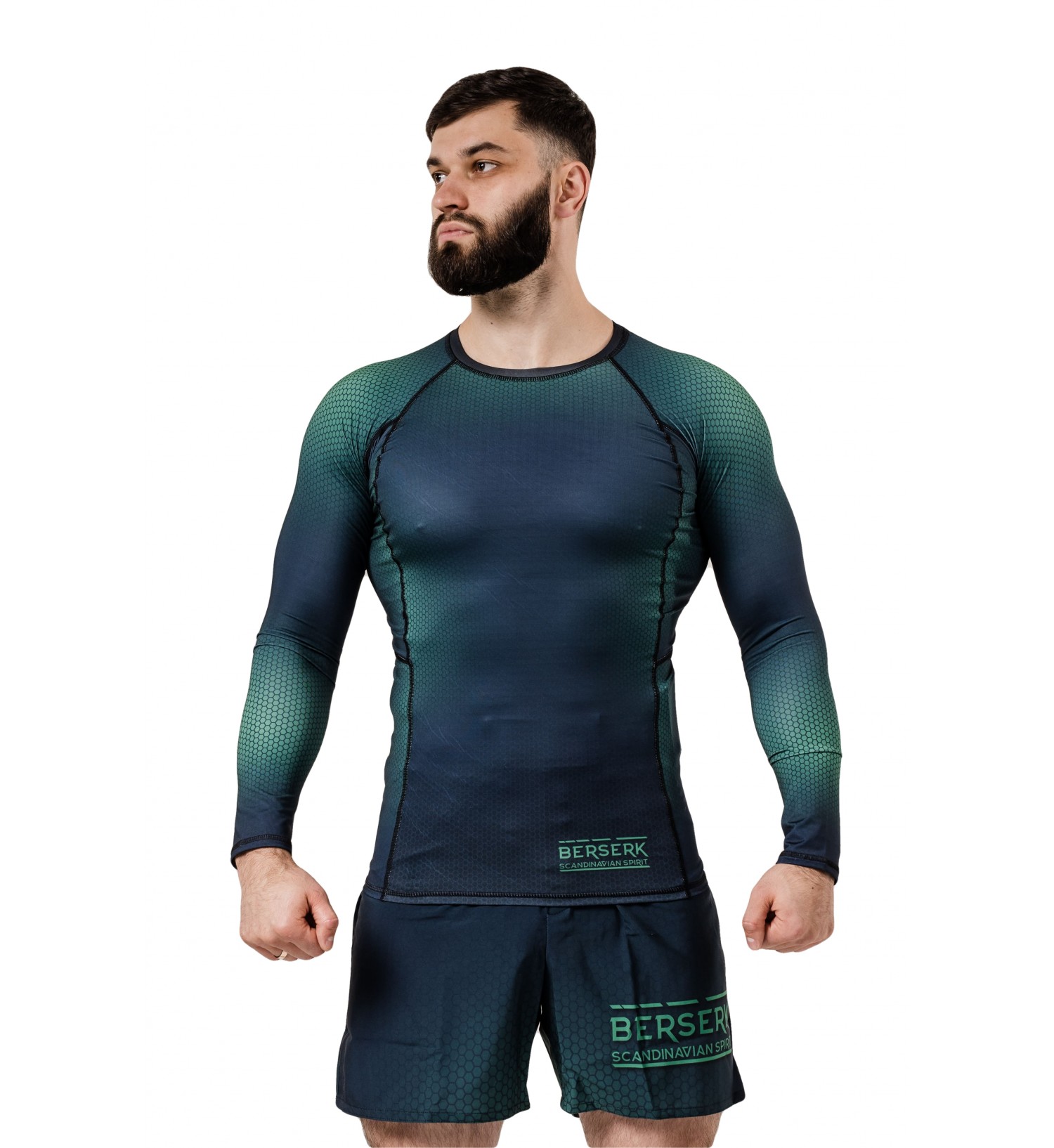 Рашгард Modern Berserk green long sleeve