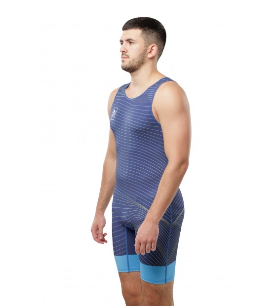 Трико Berserk Sport Wrestline blue