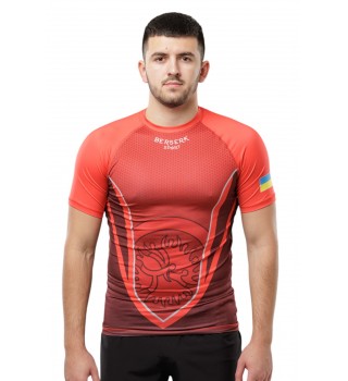 Рашгард Berserk Sport UKR GRAPPLING red