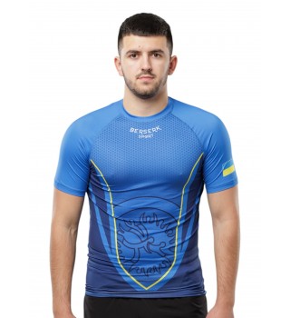 Рашгард Berserk Sport UKR GRAPPLING blue