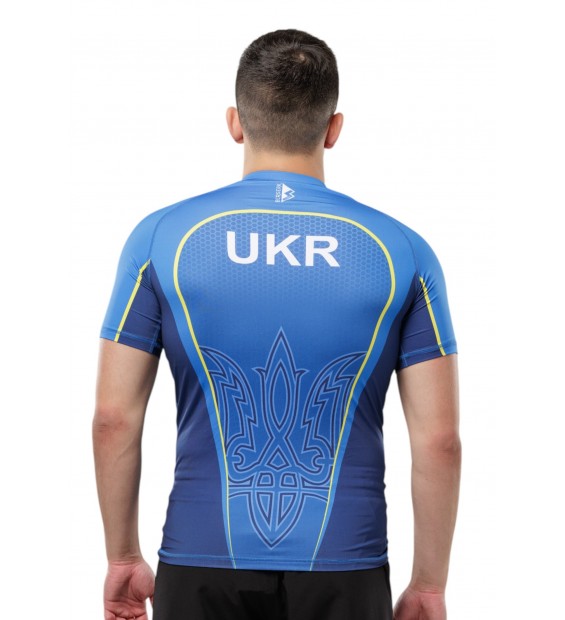 Рашгард Berserk Sport UKR GRAPPLING blue