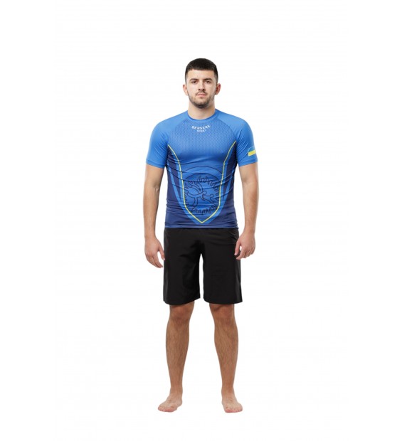 Рашгард Berserk Sport UKR GRAPPLING blue