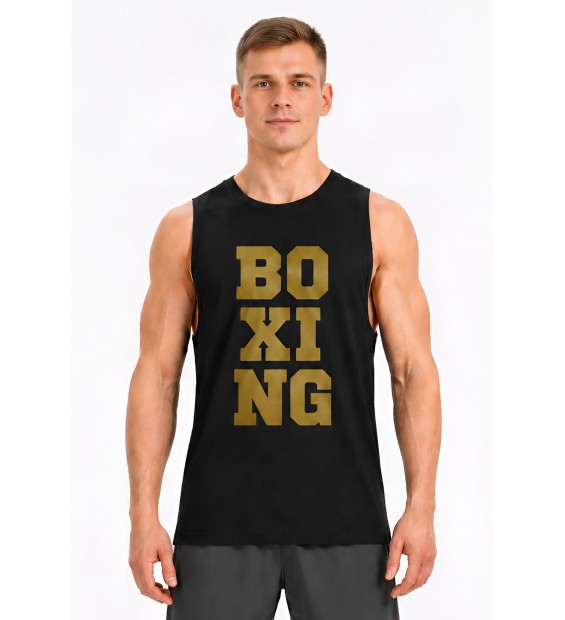 Tank top BERSERK SPORT BOXING GOLD black