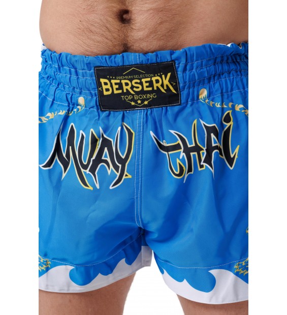Шорты BERSERK SPORT Muay Thai Fighter blue