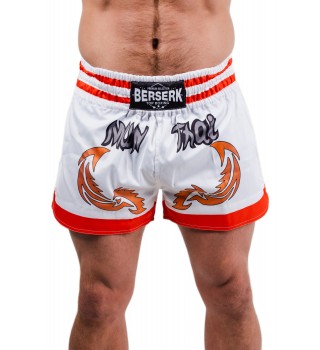 Shorts Berserk Muay Thai Fighter white