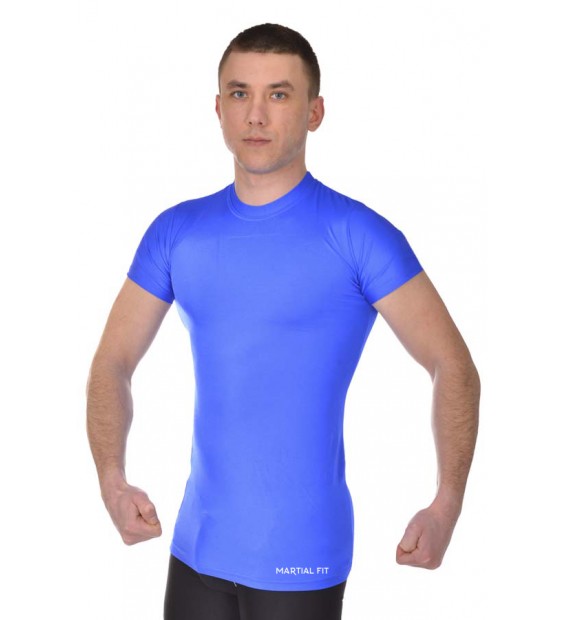 Compression T-shirt BERSERK MARTIAL FIT blue