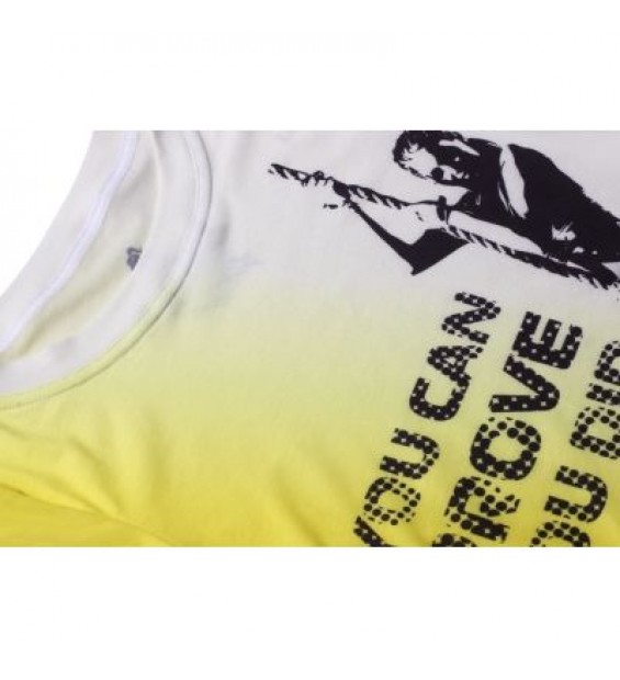 T-Shirt Berserk Rope Climb yellow