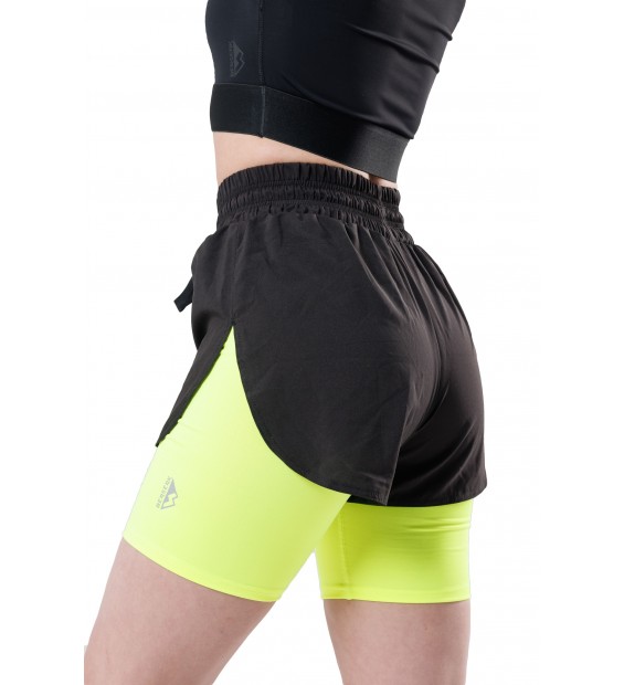 Шорты BERSERK SPORT Woman 2 in 1 yellow