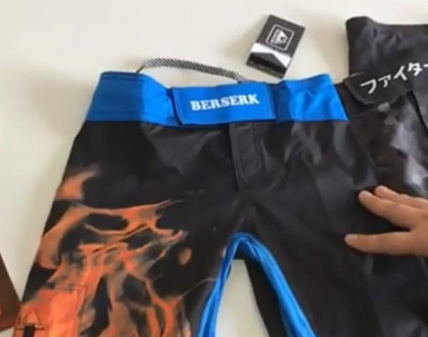 Video review of shorts for fighting - shorts MMA TM Berserk Sport